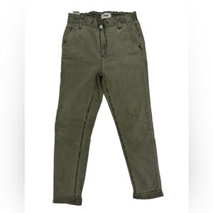 PAIGE Sage Green Elastic Waist Pants Size 26